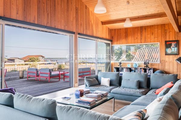 CASSY LANTON, villa bois d’architecte, vue Bassin
