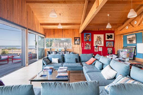 CASSY LANTON, villa bois d’architecte, vue Bassin