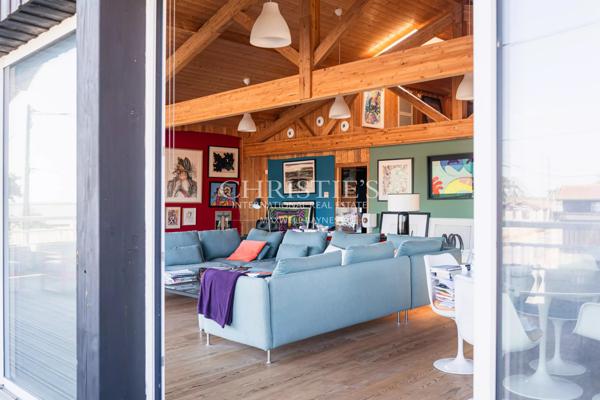 CASSY LANTON, villa bois d’architecte, vue Bassin