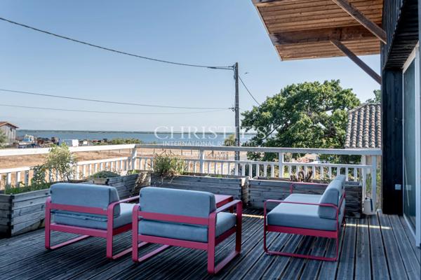 CASSY LANTON, villa bois d’architecte, vue Bassin