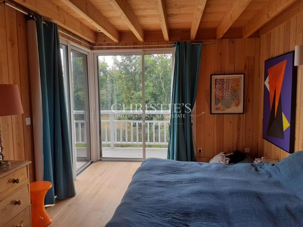 CASSY LANTON, villa bois d’architecte, vue Bassin