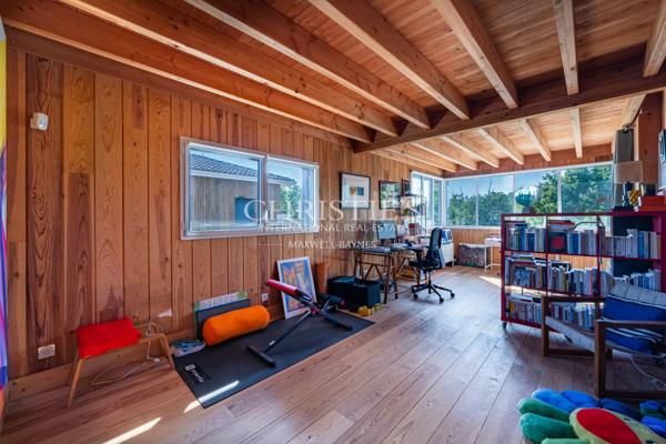 CASSY LANTON, villa bois d’architecte, vue Bassin