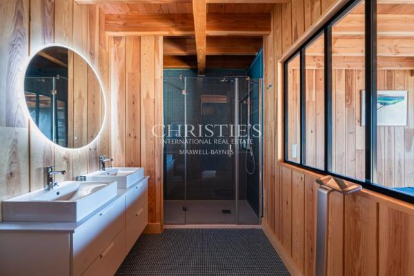 CASSY LANTON, villa bois d’architecte, vue Bassin