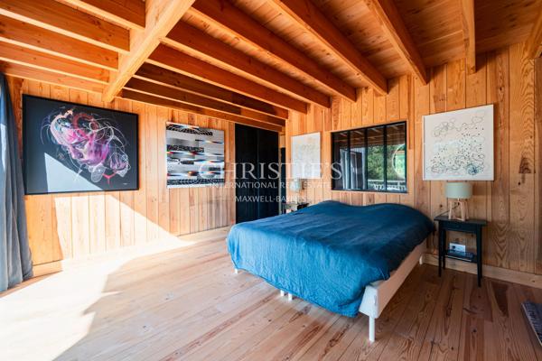 CASSY LANTON, villa bois d’architecte, vue Bassin