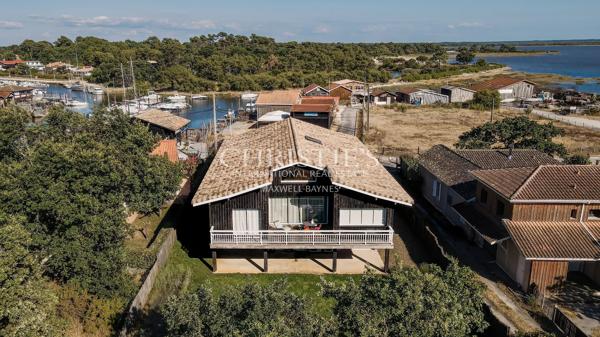 CASSY LANTON, villa bois d’architecte, vue Bassin