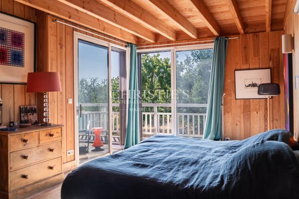 CASSY LANTON, villa bois d’architecte, vue Bassin