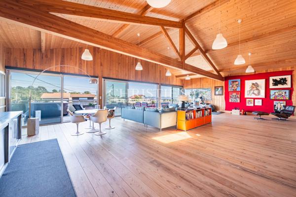 CASSY LANTON, villa bois d’architecte, vue Bassin