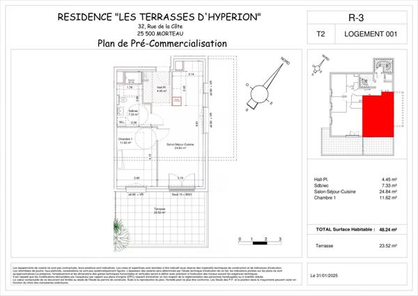 Vente Appartement 2 pièces 48 m2 à Morteau