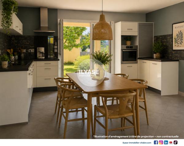 Maison 100m² | 4CH | 242m² | Garage