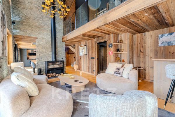 Duplex haut de gamme à Megève avec vue Mont-Blanc