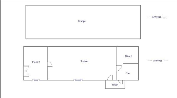 Appartement  6 pièce(s) 85 m2 & 286 m² avec les dépendances