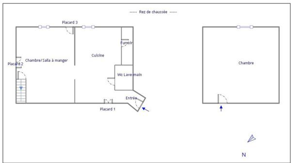 Appartement  6 pièce(s) 85 m2 & 286 m² avec les dépendances