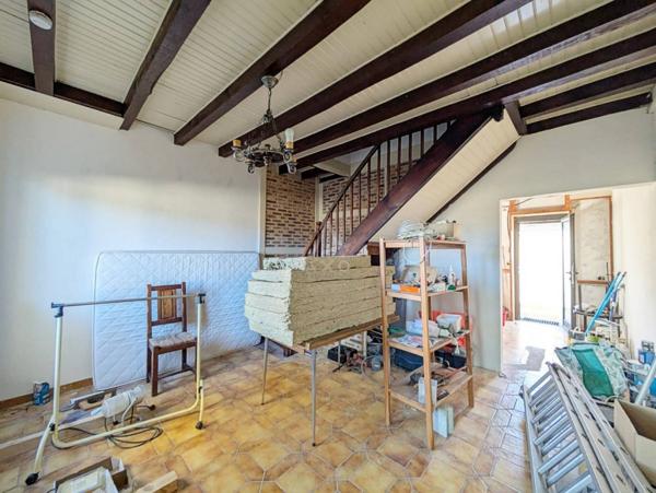 Maison 3 pièces en duplex et jardin avec travaux