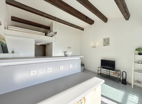 Cap d’Agde, studio avec vue mer et terrasse dans résidence Le Florid