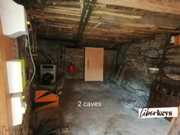 MAISON EN PIERRE- CAVES- GARAGE- COUR EXTÉRIEURE- 71260 Cruzille
