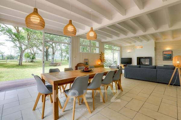 Soustons Plage — Villa rénovée avec vue golf