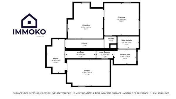 Maison de caractère 113 m² – 3 chambres – Terrain 655 m² – Au pied du Ballon d’Alsace