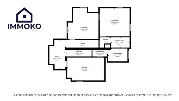 Maison de caractère 113 m² – 3 chambres – Terrain 655 m² – Au pied du Ballon d’Alsace