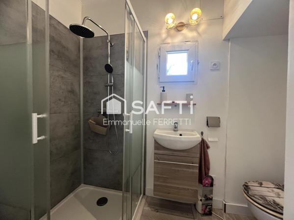 AU COEUR DE VILLAGE, MAISON EN PIERRE  ET SA DEPENDANCE AMENAGEE : pas de travaux à prévoir