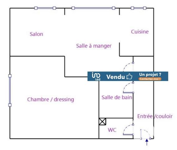 Appartement à vendre 3 pièces 57 m² Pantin
