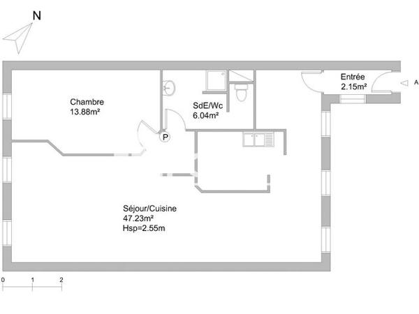 Location Appartement 2 pièces 69.3 m² - 21 RUE GAMBETTA Sedan 08200