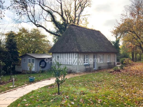 AUX PORTES DE HONFLEUR – ENSEMBLE IMMOBILIER AVEC 2 MAISONS NORMANDES ET DÉPENDANCES - TERRAIN 7 300 m²