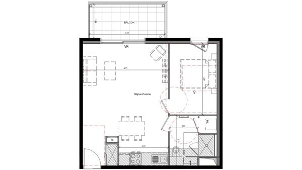 Appartement à vendre 2 pièces 48 m² Clermont-Ferrand