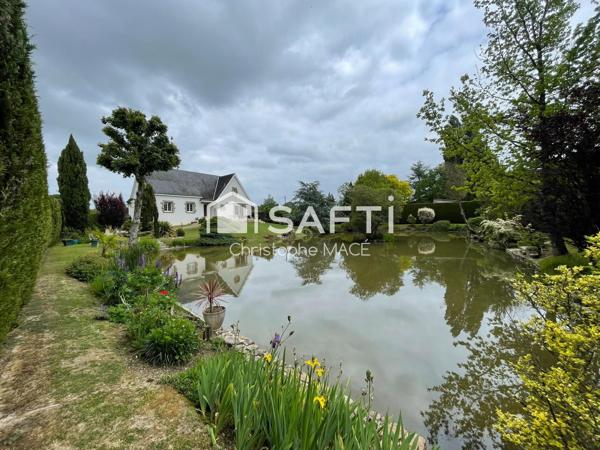 Propriété  8 pièces - 195m2 sur un terrain de 3151m2 avec plan d'eau