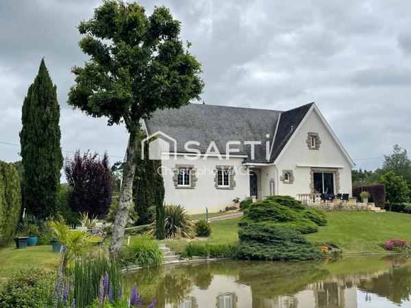 Propriété  8 pièces - 195m2 sur un terrain de 3151m2 avec plan d'eau