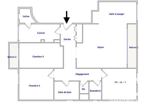 Appartement à vendre 5 pièces 92 m² Le Pecq