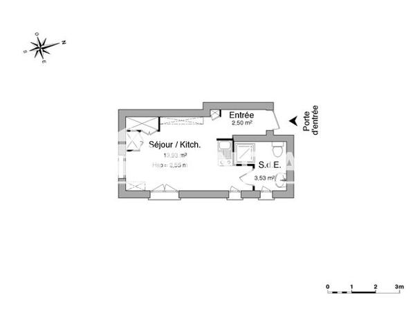 Location Studio 19.96 m² - 15 RUE DU BON PASTEUR Strasbourg 67000
