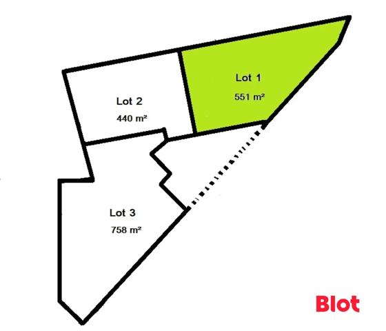 Terrain 530m²