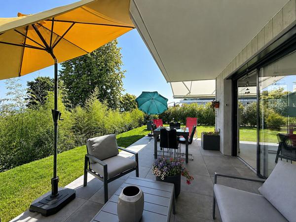 À VENDRE À ÉVIAN-LES-BAINS - T3 RÉCENT 2023 AVEC GRAND JARDIN - GARAGE