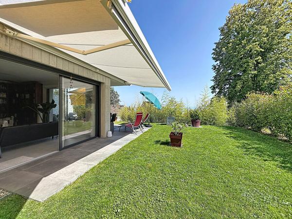 À VENDRE À ÉVIAN-LES-BAINS - T3 RÉCENT 2023 AVEC GRAND JARDIN - GARAGE