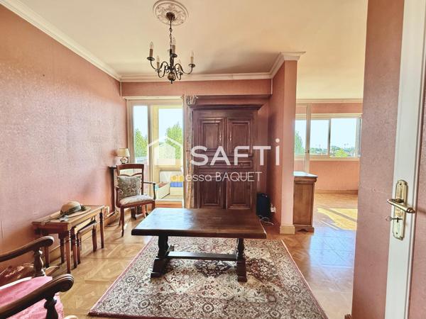 Appartement 4 pièces de 79,11 m² avec terrasse et box, 10 mn à pied de la gare