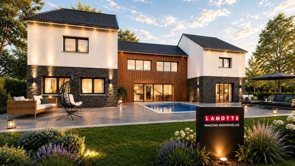 Terrain + Maison à vendre 7 pièces - 200 m²