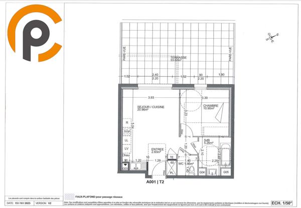 Vente Appartement41,65 m² - 2 Pièces - ST CERGUES (74140)