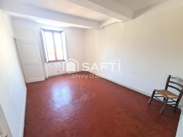 GONFARON - MAISON DE VILLAGE 162M2 AVEC APPARTEMENT, LOCAL COMMERCIAL, COMPTEURS INDIVIDUELS, CAVE, PROCHE DES COMMODITÉS.