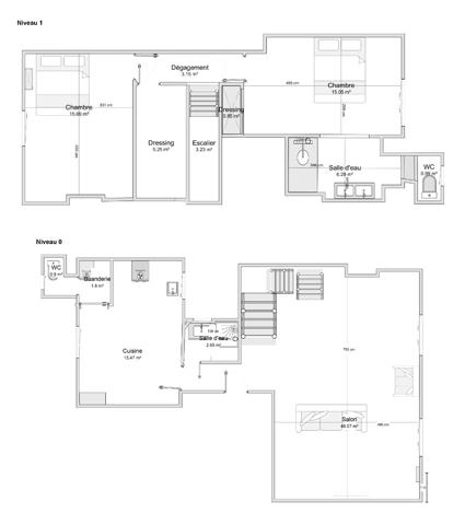 Appartement Montpellier - 3 pièces en duplex de 113 m2