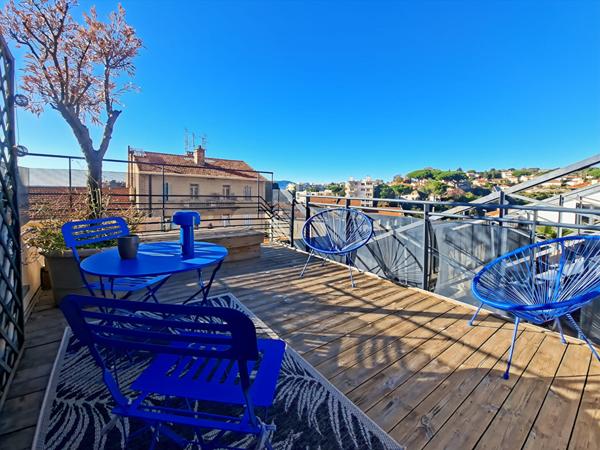 Appartement Cannes 2 pièces 75 m² habitable _ Duplex _ Loft New-Yorkais _ Terrasse _ aperçu mer