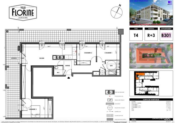 Appartement à vendre 4 pièces 82 m² La Londe-les-Maures
