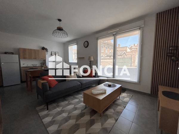 Location Appartement meublé 2 pièces 49 m² - 16 RUE JULES GUESDE Wingles 62410
