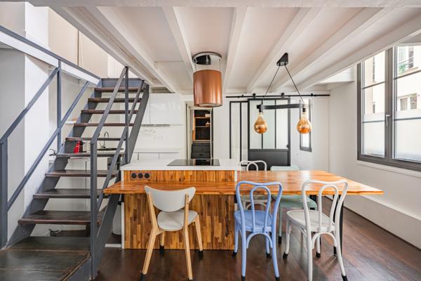 Secteur Archives - Magnifique 3 pièces dernier étage - 2 chambres - Rénové