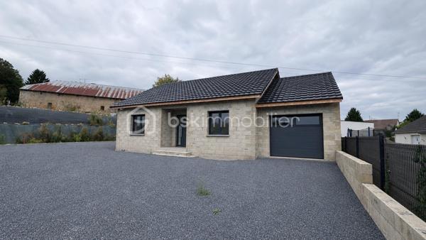 Située dans un quartier résidentiel calme de Sedan, cette maison neuve de plain-pied d’une superficie d’environ 86 m², édifiée sur une parcelle de 1 037 m², offre un beau potentiel.

Le bien est actuellement hors d’eau et hors d’air. Les travaux intérieurs restent à réaliser, permettant ainsi de finaliser la maison selon vos envies et vos besoins.

Implantée sur un terrain clôturé, cette propriété bénéficie d’un environnement agréable et résidentiel, tout en restant pratique au quotidien.

Son plain-pied, sa belle surface de terrain et son statut de construction neuve en font une opportunité intéressante pour un projet de résidence principale ou d’investissement.

À prévoir : travaux d’aménagement et de finition intérieurs. La charpente est aménageable offrant un potentiel supplémentaire habitable de 40 m². 

La maison est raccordée à l'assainissement collectif et au réseau d'eau potable. Les gaines pour l'électricité et la fibre sont passées. Le raccordement définitif reste à faire. 

L'ensemble des travaux de terrassement sont faits. 

Pour davantage d’informations sur le projet et les travaux restant à réaliser, n’hésitez pas à me contacter.