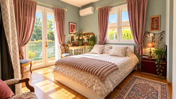 Situé à Lunel-Viel, à proximité des commodités, cet appartement de 101,21 m² est situé au 2ᵉ et dernier étage d’une petite copropriété composée de seulement deux lots d’habitation.
Son entrée totalement indépendante dessert une pièce de vie généreuse, composée d’un séjour d’environ 22 m², d’un salon de 12 m² et d’une cuisine équipée ouverte de 15 m². L’ensemble offre un espace de vie convivial et largement dimensionné.

La configuration permet également d’envisager différentes possibilités d’aménagement : le salon peut notamment être facilement cloisonné afin de créer une quatrième chambre, permettant ainsi d’adapter l’appartement aux besoins de ses futurs occupants.

L’espace nuit, accessible depuis un dégagement, comprend trois chambres, dont une bénéficiant de son propre espace salle d’eau et d’un accès au balcon. Une seconde salle d’eau avec petit espace buanderie ainsi qu’un WC indépendant complètent l’ensemble.

Le bien bénéficie également d’un grand balcon filant et d’une place de stationnement privative.

Côté confort, l’appartement dispose de prestations récentes et fonctionnelles : climatisation réversible récemment installée, ballon électrique extra-plat installé en 2026, double vitrage PVC et volets roulants électriques.

La copropriété est gérée par un syndic bénévole et ne génère aucune charge de copropriété.

Un bien aux volumes généreux et à la configuration modulable, qui pourra aussi bien convenir à une famille qu’à des acquéreurs recherchant un appartement avec de beaux espaces et la possibilité de faire évoluer son agencement.

LUNEL-VIEL – 34400