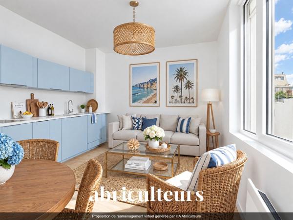 Charmant appartement T2 rénové avec vue dégagée