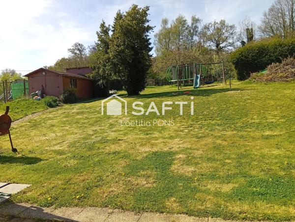 Maison 106m2, 3 chambres grande pièce de vie lumineuses, grand jardin