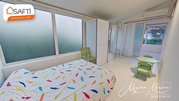 NOUVEAUTÉ! A VENDRE VILLA INDÉPENDANTE VUE MER + 1 STUDIO- SAINT AYGULF (83370)