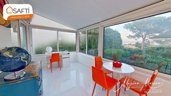 NOUVEAUTÉ! A VENDRE VILLA INDÉPENDANTE VUE MER + 1 STUDIO- SAINT AYGULF (83370)