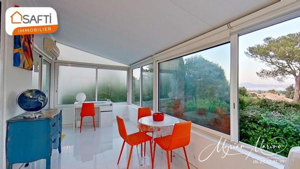 NOUVEAUTÉ! A VENDRE VILLA INDÉPENDANTE VUE MER + 1 STUDIO- SAINT AYGULF (83370)